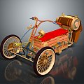 Retro steam locomotive novelty locomotive locomotive steam car 3d model