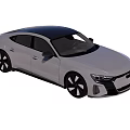 Silver Sedan Car With Black Roof Sleek Design And Modern Exterior Black Wheels