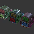 Tactical Weapon Sights with Various Camouflage and Gray Designs for Firearms