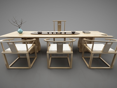 New Chinese style tea table 3d model