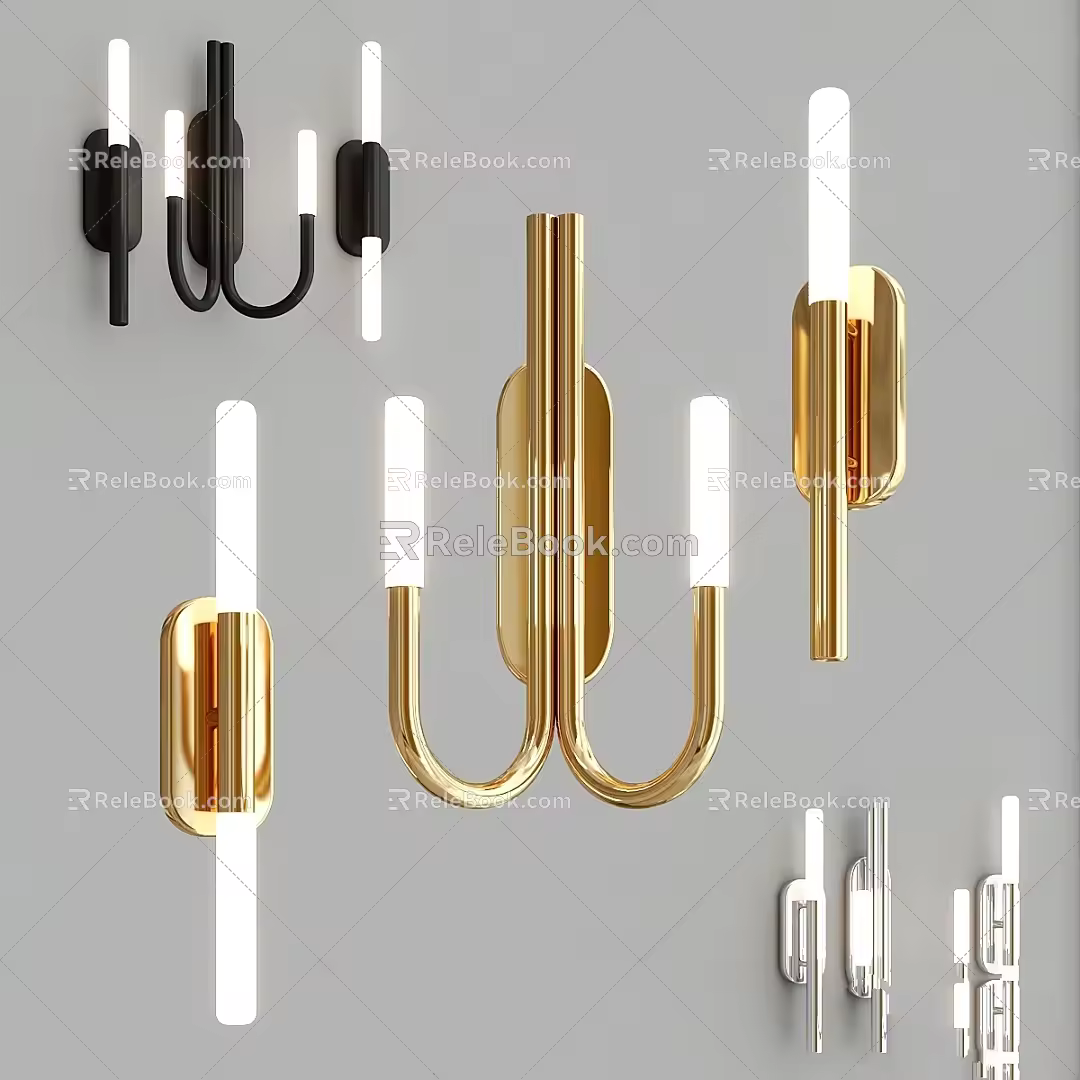 modern wall lamp kelly wearers rousseau wall lamp 3d model