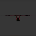 Mythical Dragon Character And Mythical Creature With Red Body Large Wings And Detailed Scales