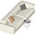 Modern Multiplayer Sofa 3d model