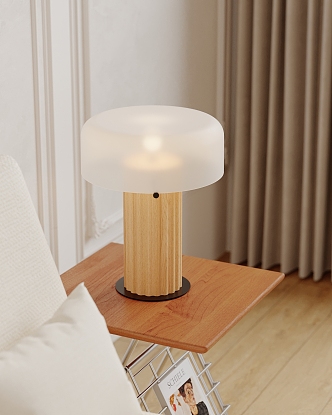 Modern table lamp table lamp side magazine 3d model