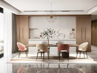 Modern Restaurant 3d model