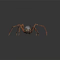 Modern Machine Spider Robot Cyber Spider Cyberpunk Spider Science Fiction Spider 3d model