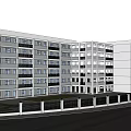 Modern School Teaching Building Dormitory Building Kindergarten Building Factory Building Automobile Multi-storey House Library Art Museum Modern Office Building 3d model