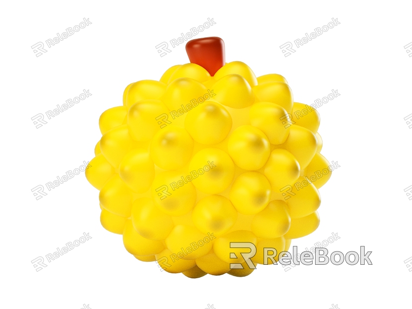 cartoon fruit durian model