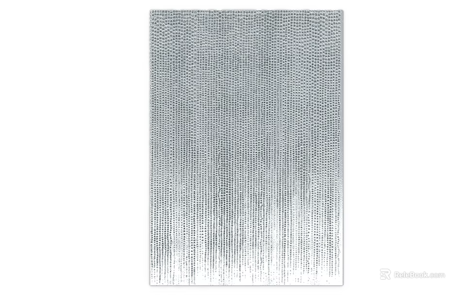 Modern Interior Wall Design With Vertical Textured Pattern And Gray Surface Finish 3d model 
