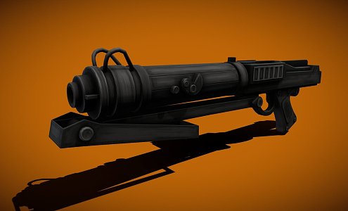 Explosive carbine 3d model