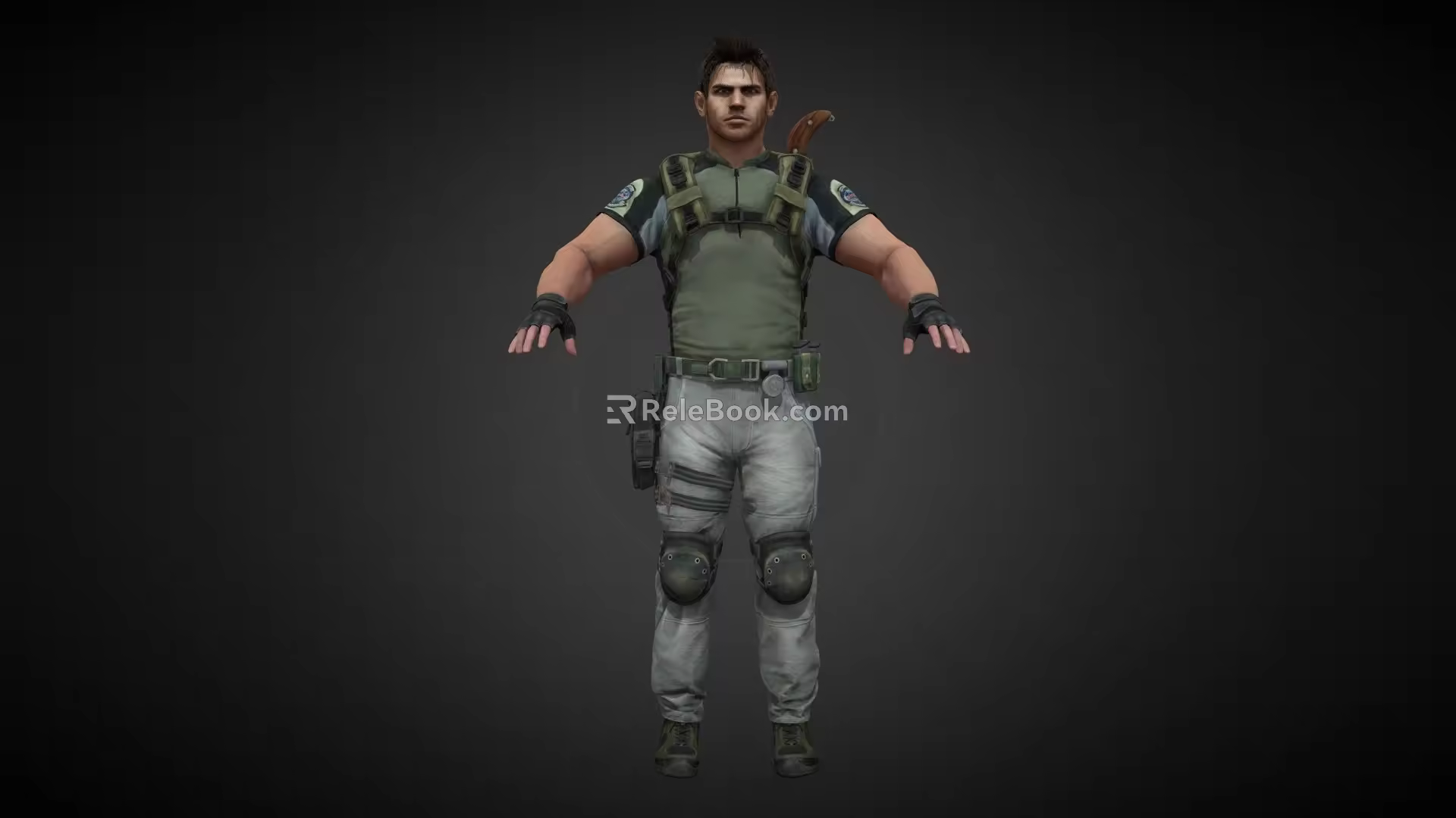 Modern Character Mercenary Man Soldier Character Game Character Game Character Warrior Special Forces 3d model