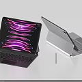 Foldable 2 in 1 Laptop Tablet with Keyboard Stylus Pen and Colorful Screen