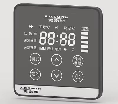 AO Smith Switch Panel With Timer Energy Saving Modes And Maintenance Functions 3d model