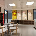 New Employment Group Party Mass Service Center Red Exterior Glass Curtain Wall Entrance