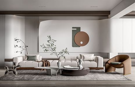 The Silent Living Room 3d model