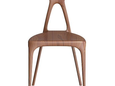 Wood Grain Chair Wood Grain Chair Wood Chair Dining Chair Table and Chair Leisure Chair 3d model