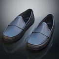 Black Leather Loafers With Sleek Design Classic Style And Comfortable Fit