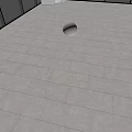 light gray floor tile soft light brick I-word gray floor tile matte brick 3d model