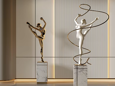 Modern Sculpture 3d model