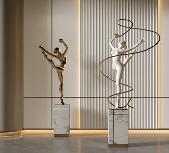 Modern Sculpture 3d model