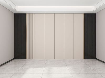 Modern background wall 3d model