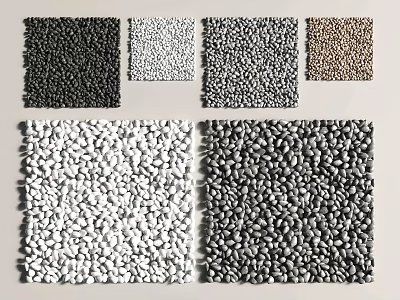 Ting Step Pebbles Gravel Pebbles Ting Step Stone Ting Step Gravel Ting Step 3d model