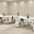 Modern Kindergarten Science and Technology Room Science Room Exploration Room Table and Chair Combination 3d model