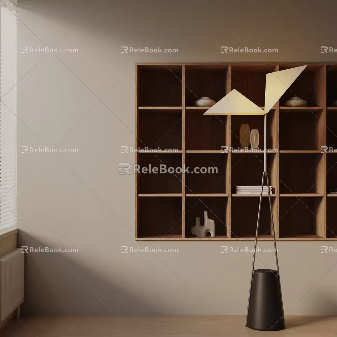 Modern floor lamp 3d model