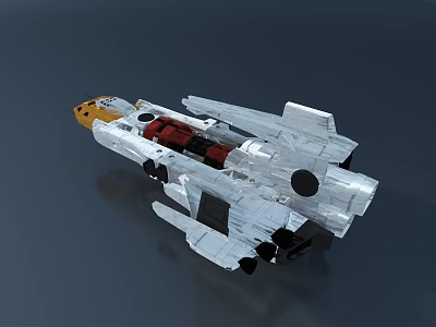 Advanced Silver Fighter Jet With Aerodynamic Design Powerful Engines And Sleek Wings Structure 3d model