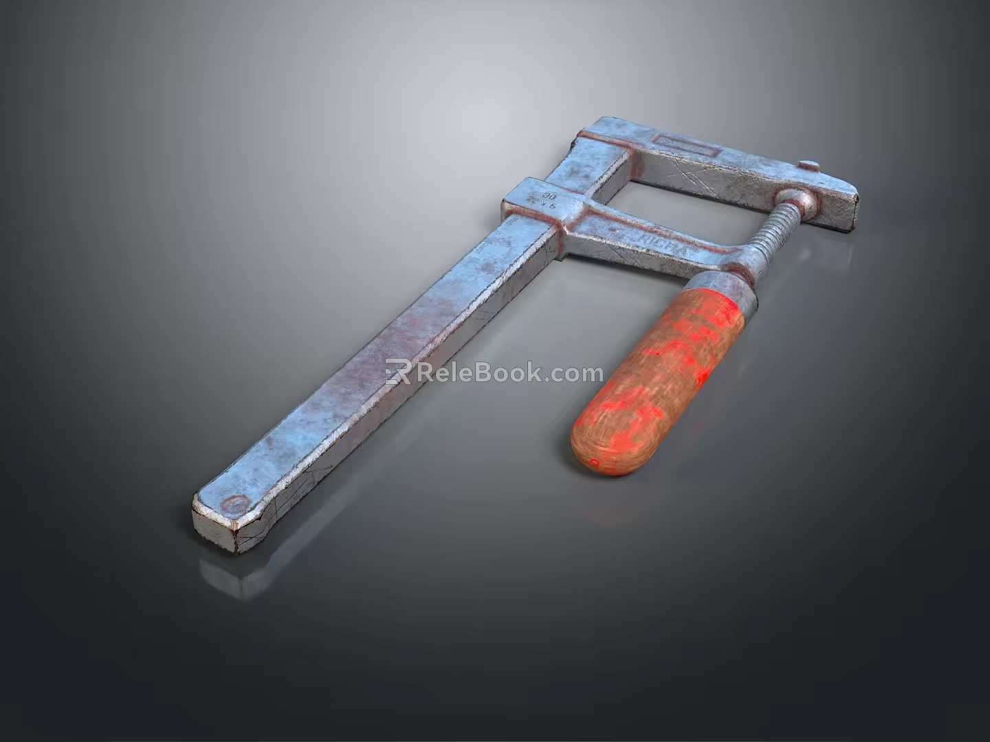Pipe pliers wrench tool hardware tools processing tools realistic 3d model