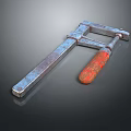 Pipe pliers wrench tool hardware tools processing tools realistic 3d model