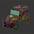 Travel car self-modified car self-modified car self-modified car self-made car self-made car travel car 3d model