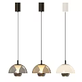 Light Luxury Chandelier Combination 3d model