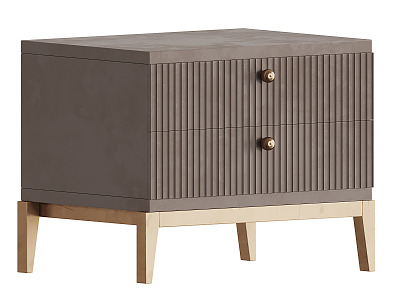 Modern Bedside Cabinet Drawer Chest 3d model