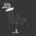 Building Blocks Vulture Sculpture With Pixel Art Design And Detailed Open Wings