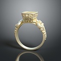 Ring Diamond Ring Gem Ring Women's Ring Wedding Ring Ring Ring Gold Ring Silver Ring Jewelry 3d model