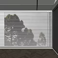 Modern Interior Window Blinds With White Grey Tones And Wooden Flooring