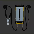 Professional Yellow And Black Welding Machine With Digital Display And Cables Clamps