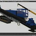 horizontal directional machinery engineering machinery concrete machinery horizontal directional drilling rig 3d model
