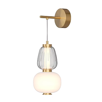 Modern Simple Light Luxury Wall Lamp 3d model