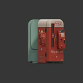 Vintage Red And Green Coca Cola Commercial Vending Machines