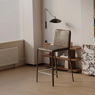 Modern Bar Chair 3d model