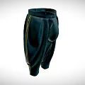 Dark Colored Loose Fit Harem Pants with Pleated Design and Comfortable Fit
