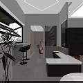 Modern Warm Pastel Beauty Nail Salon Interior Design With Practical Workstations And Clear Product