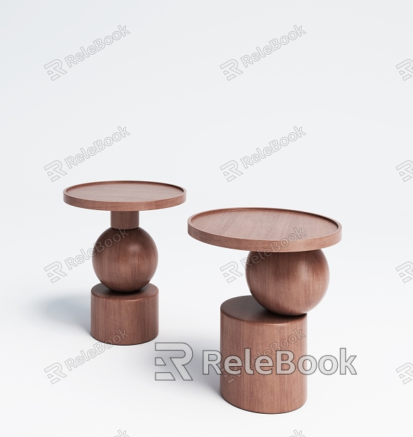 Some kinds of tea tables model