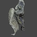 Detailed Game Movie Character Statue Featuring Muscular Build And Spread Wings