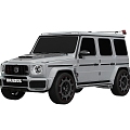 Mercedes-Benz Babos Car Realistic Car Luxury Car Car Mercedes-Benz Car Babos Big G Vehicle 3d model