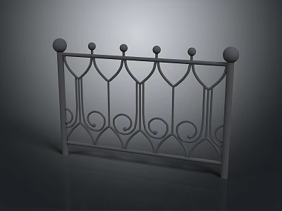 Fence Iron Fence Flower Fence Iron Fence Railing Iron Fence Railing Iron Fence Iron Fence Iron Fence Iron Fence 3d model