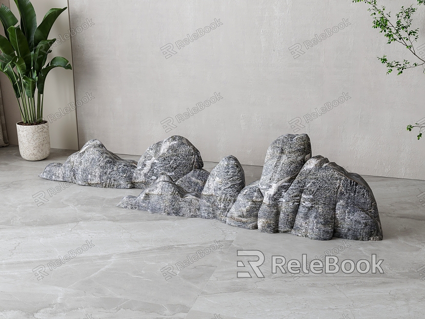 New Chinese stone rockery model