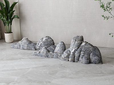 New Chinese stone rockery model